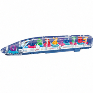 اسباب بازي قطار طرح ترن چرخ دنده اي چراغ دار و موزيکال Gear Train_اسباب بازی